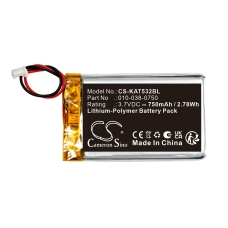 Compatible battery replacement for KAR-TECH 010-038-0750