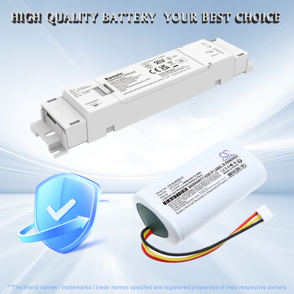 Battery compatible with Kosnic CS-KLB203LS