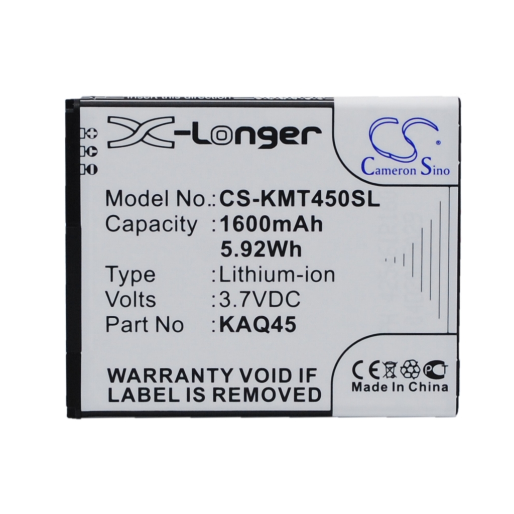 Battery compatible with Kazam CS-KMT450SL