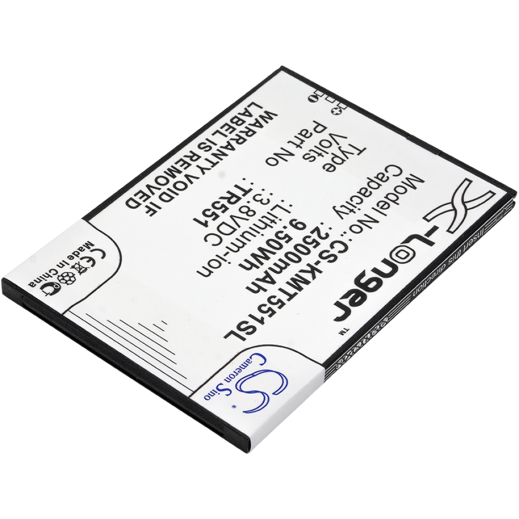 Battery compatible with Kazam CS-KMT551SL