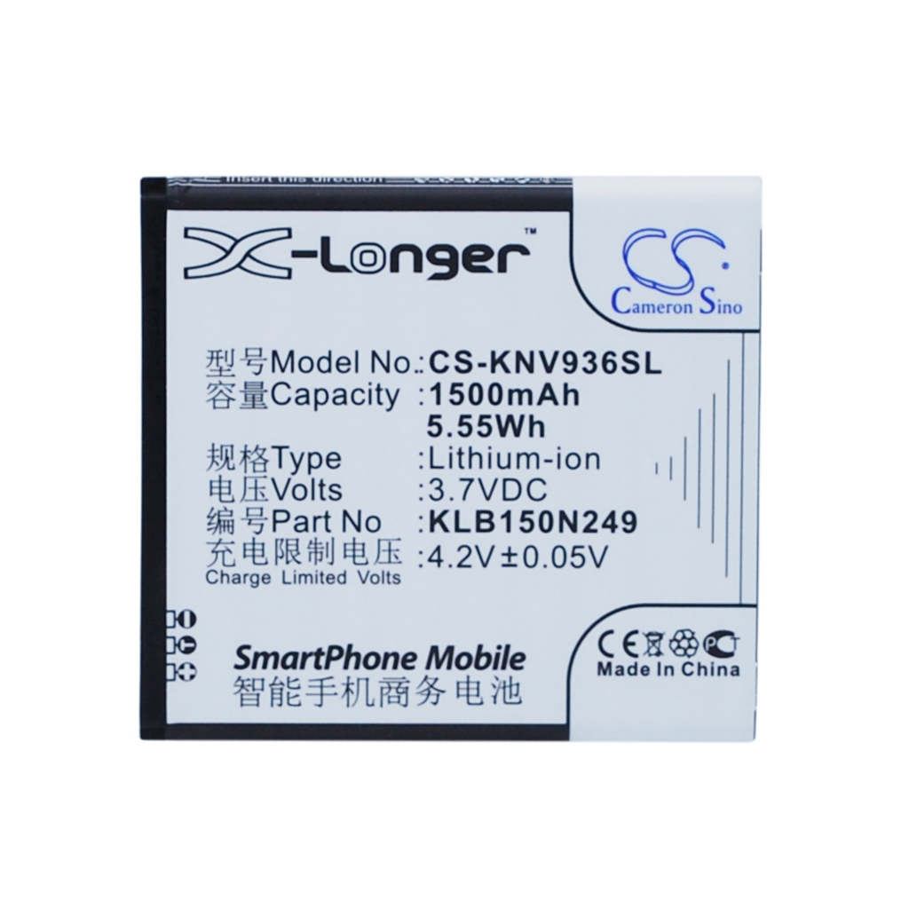 Battery compatible with KONKA CS-KNV936SL