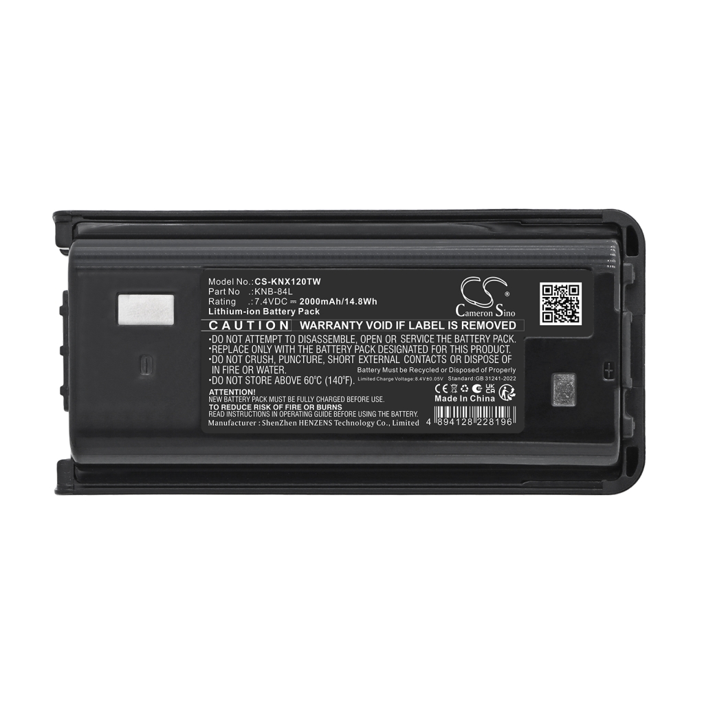 Batteries compatible with Kenwood NX-1200A NX-1200A CS-KNX120TW
