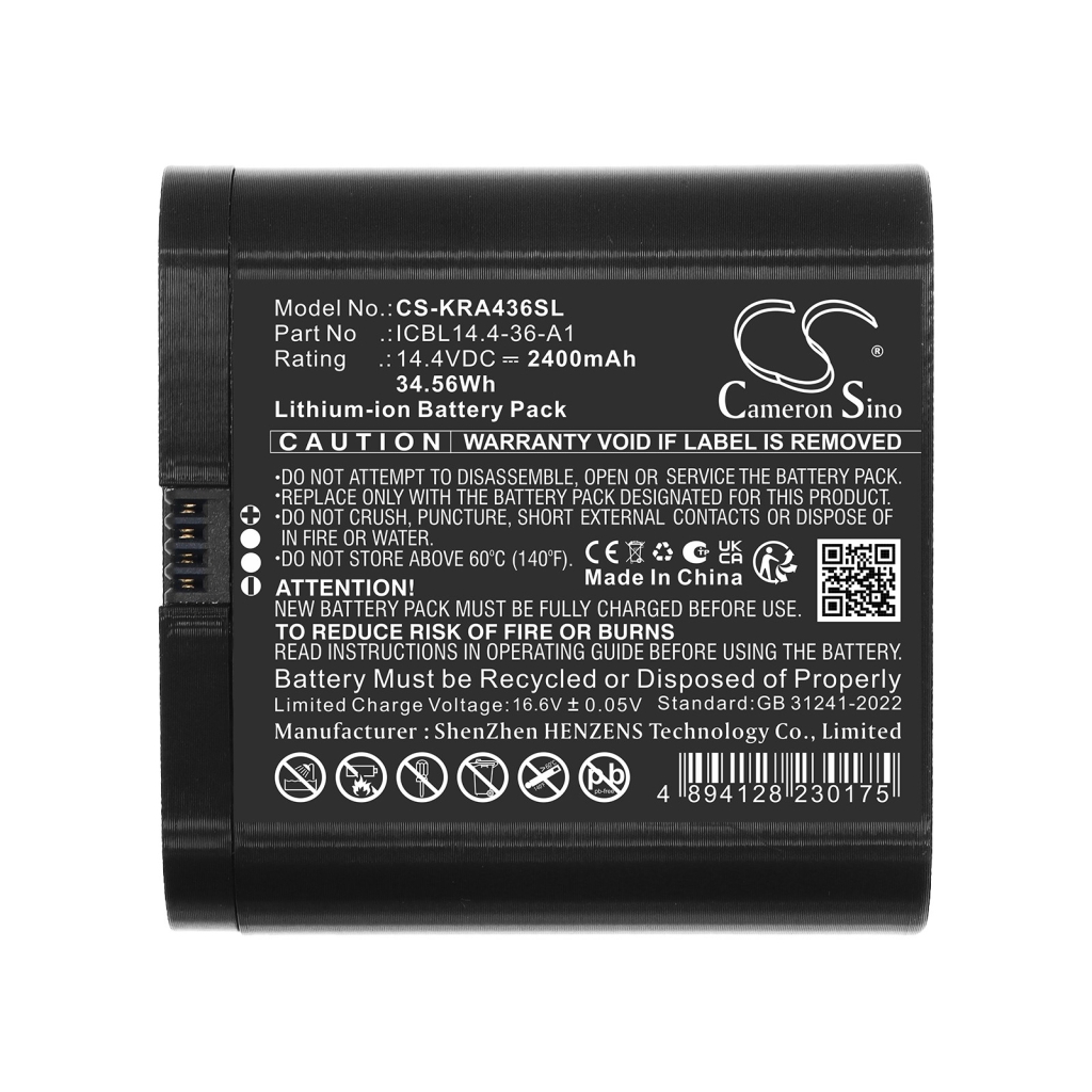 Battery compatible with Ikea CS-KRA436SL