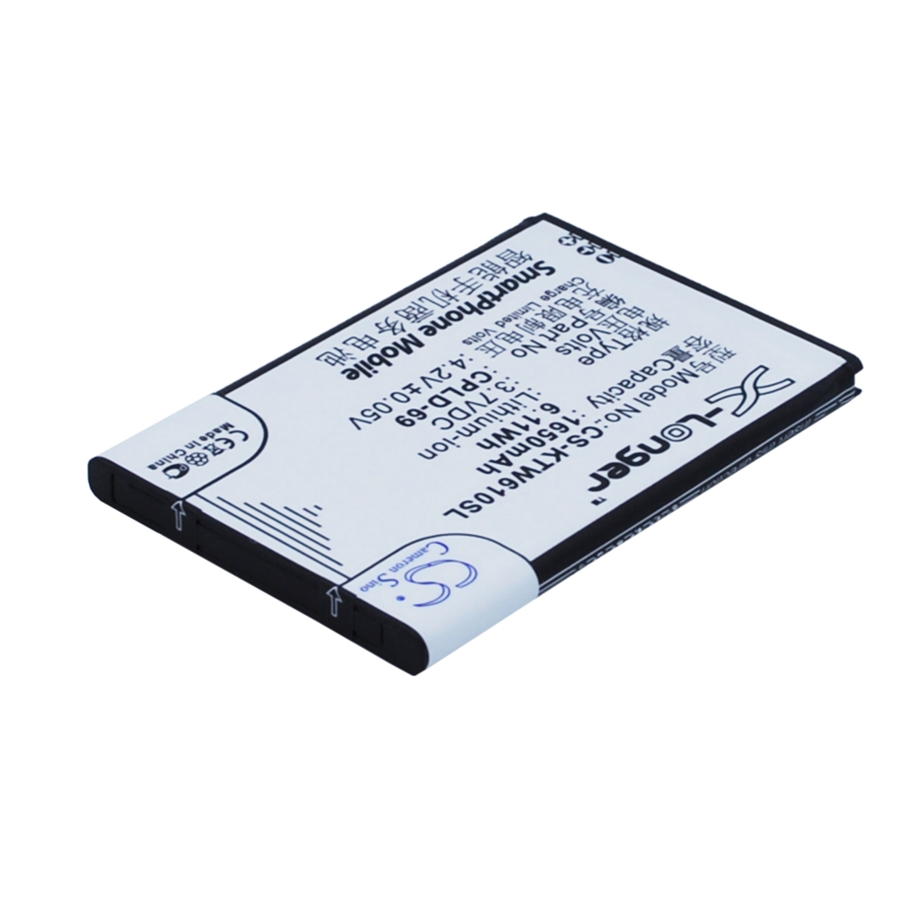 Battery compatible with Coolpad K-Touch CS-KTW610SL