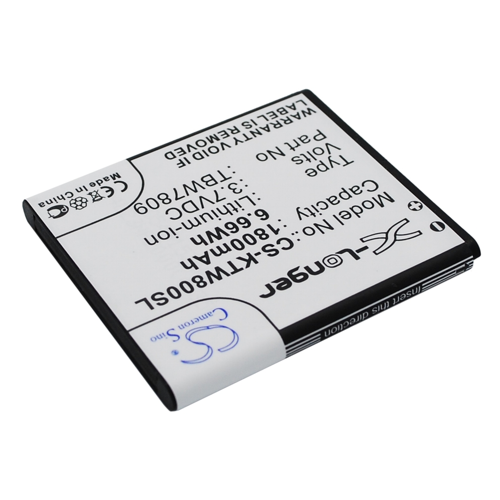 Battery compatible with K-Touch CS-KTW800SL
