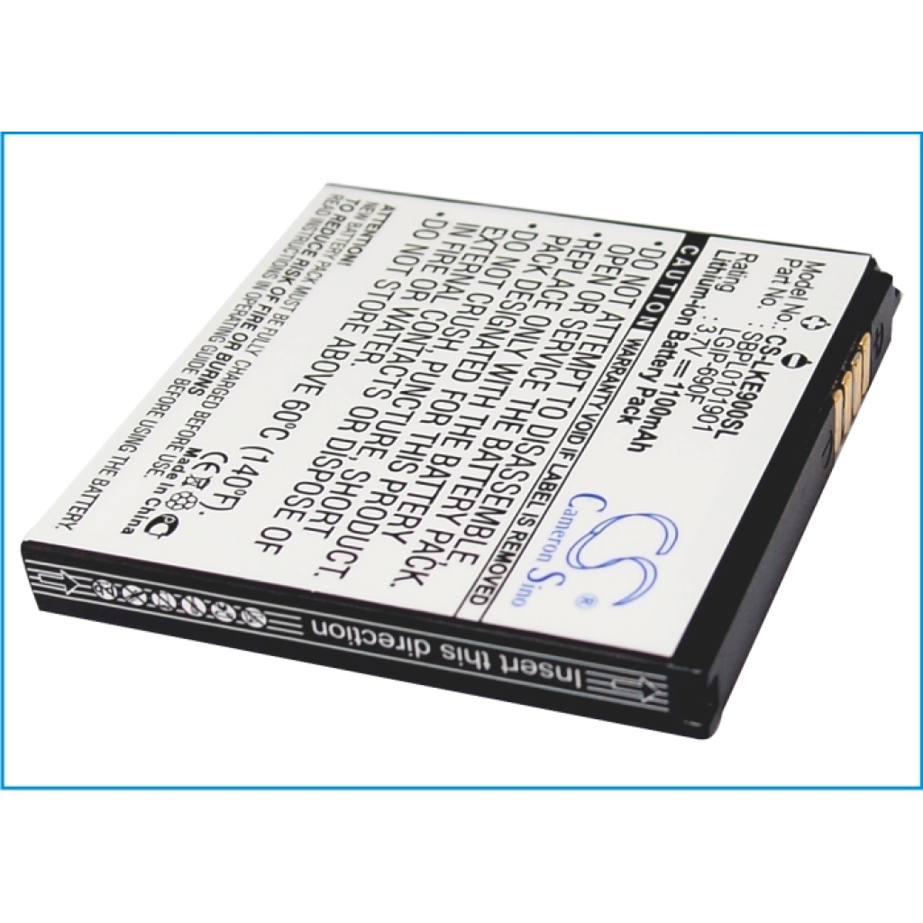 Battery compatible with LG CS-LKE900SL