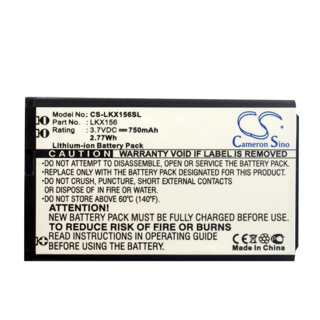 Compatible battery replacement for LG 