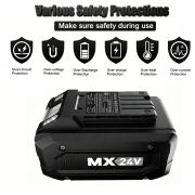 Battery compatibleWith Lawnmaster