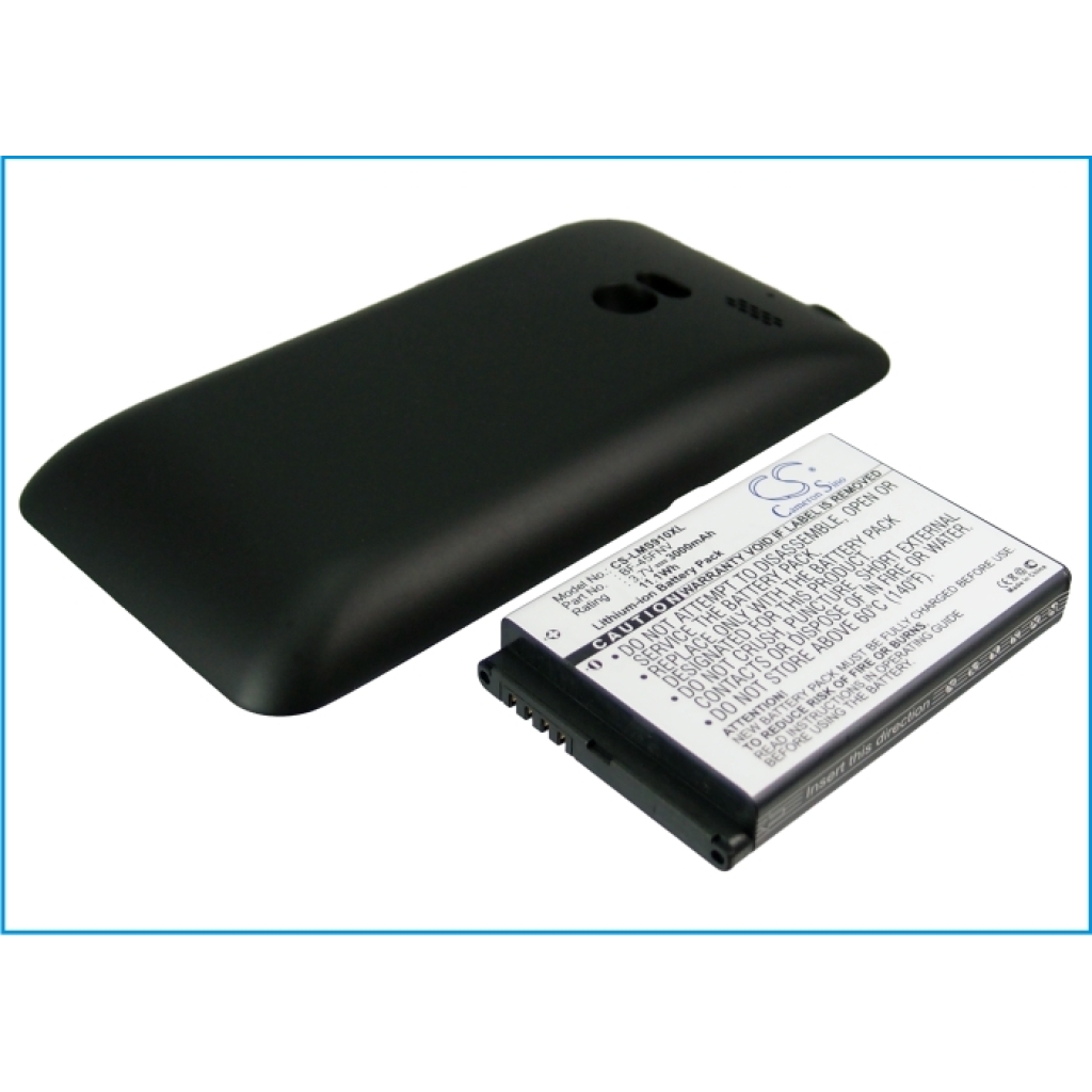 Battery compatible with LG Verizon CS-LMS910XL