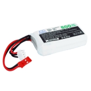 Battery compatibleWith RC hobby batteries