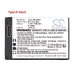 Compatible battery replacement for Canon LP-E12