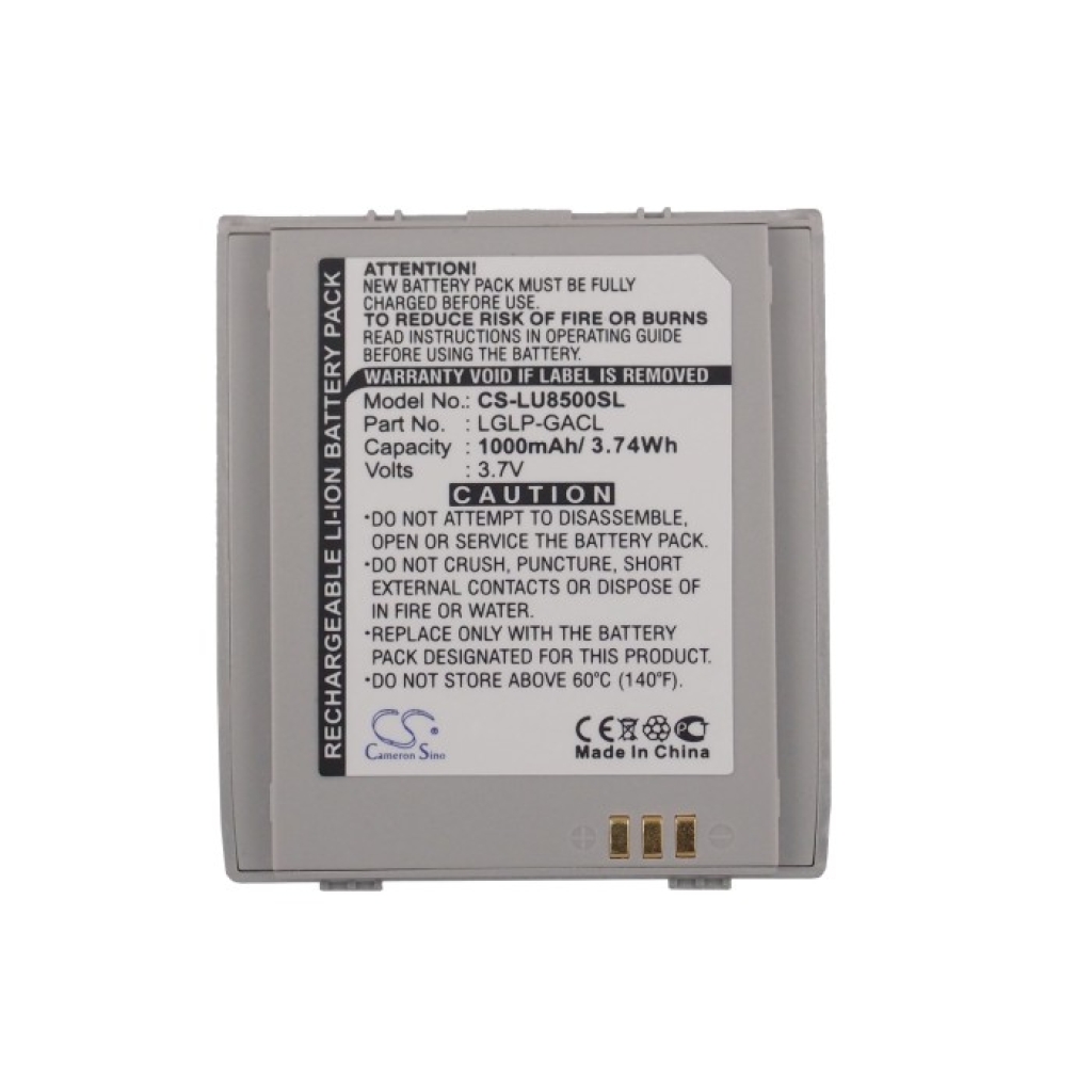 Battery compatible with LG CS-LU8500SL