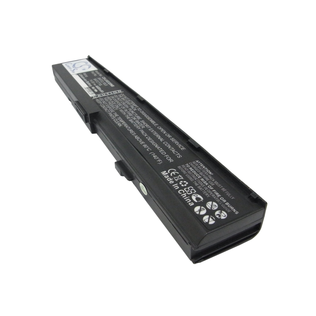 Laptop battery pack 14.8V Li-ion, top angle view