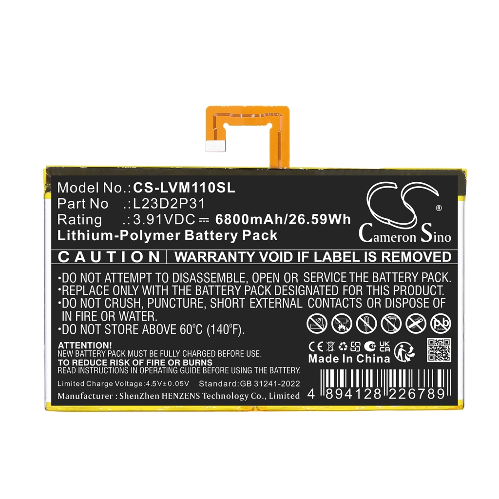 Battery compatible with Lenovo