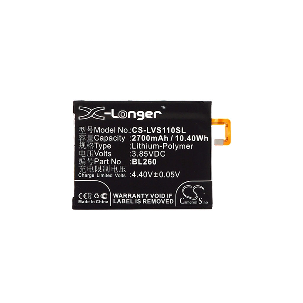 Battery compatible with Lenovo CS-LVS110SL