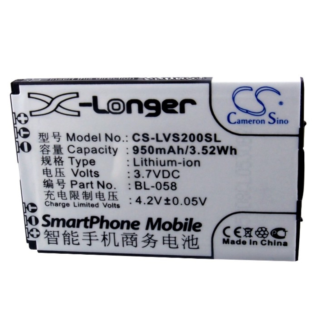 Battery compatible with Lenovo CS-LVS200SL