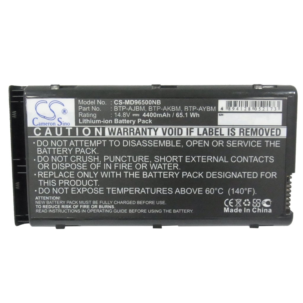 Battery compatible with Medion CS-MD96500NB