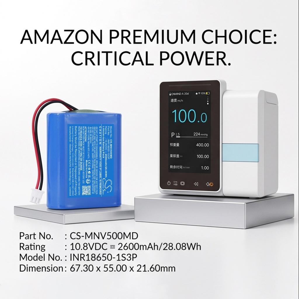 Battery compatible with Medevo CS-MNV500MD