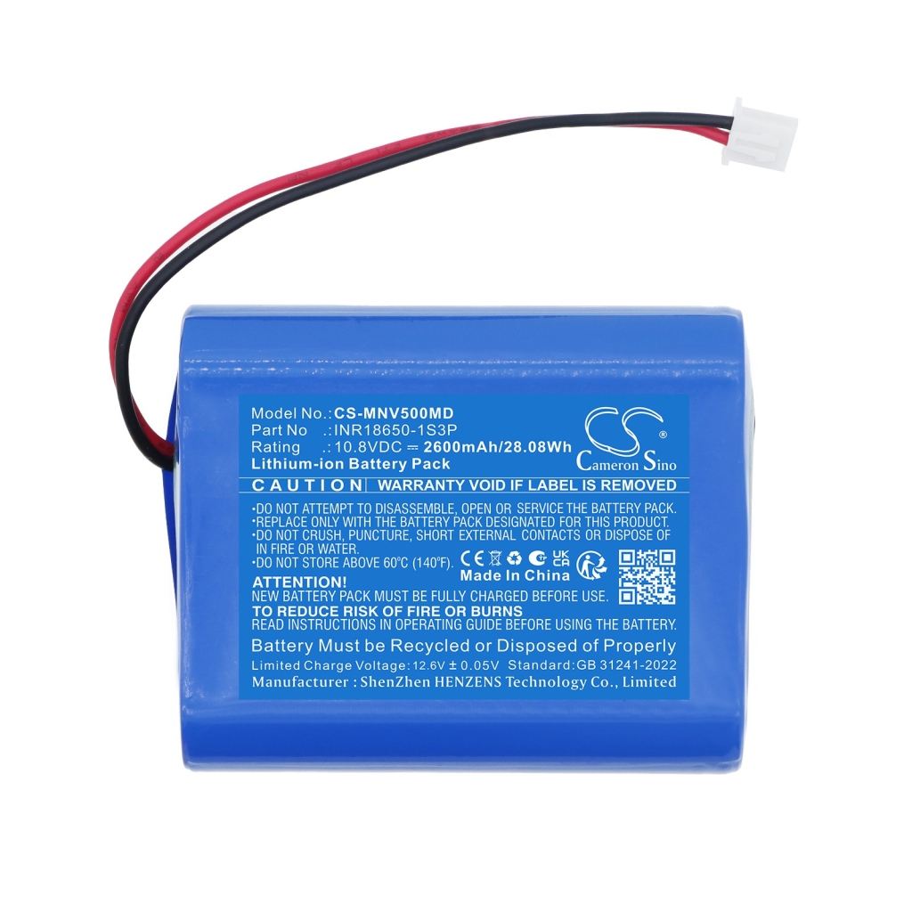 Battery compatible with Medevo CS-MNV500MD