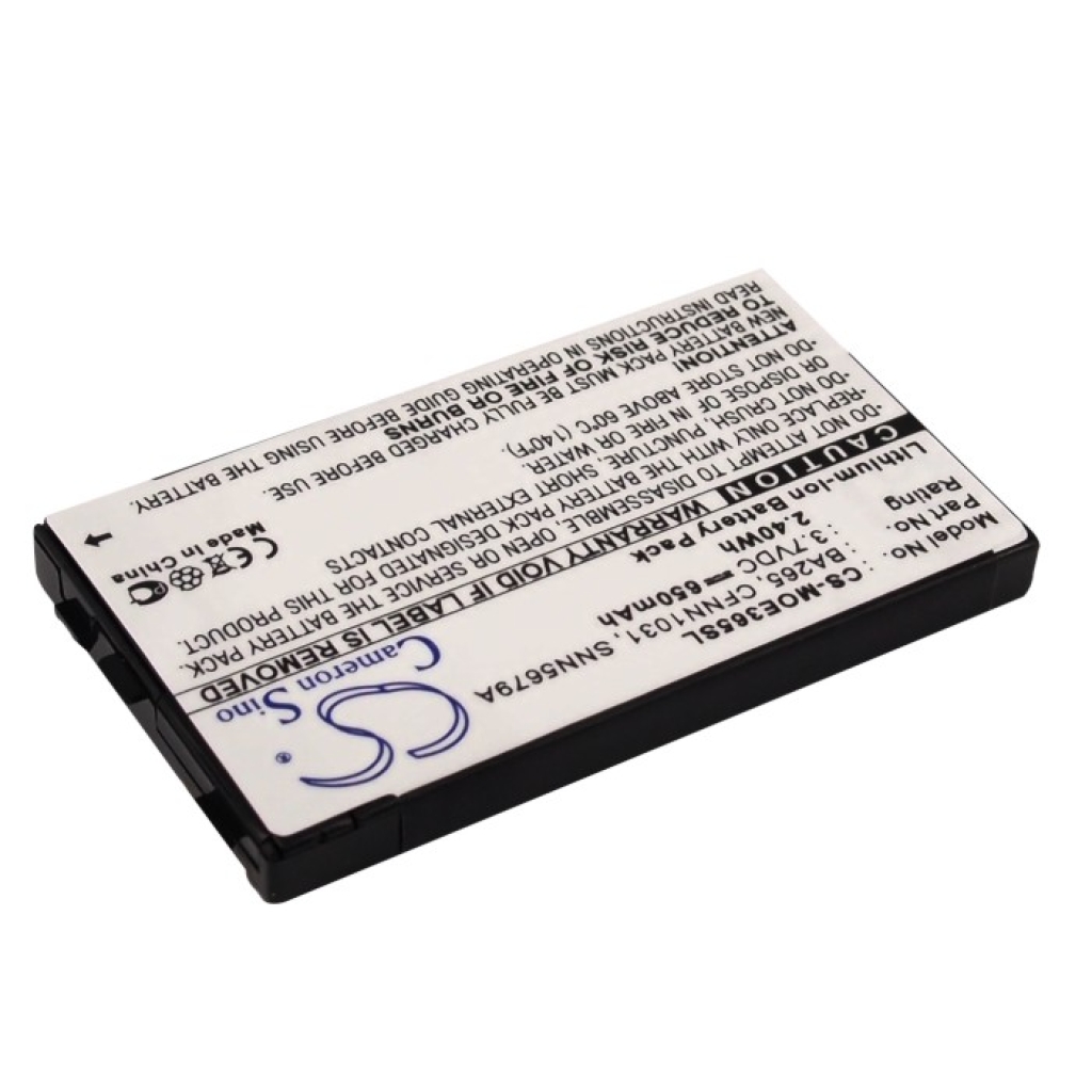 Battery compatible with Motorola CS-MOE365SL