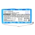 Compatible battery replacement for Bralko 12SC3000S1P