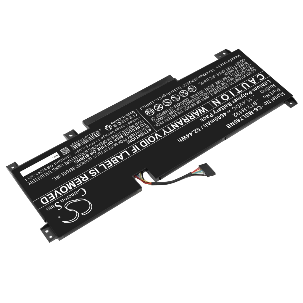 Battery for MSI Pulse GL76 11UEK-080XRU