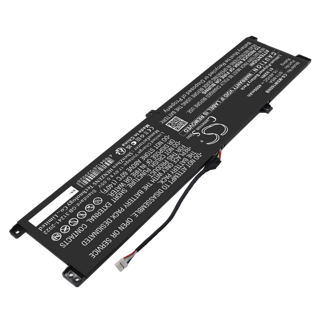 Battery compatible with Notebook battery