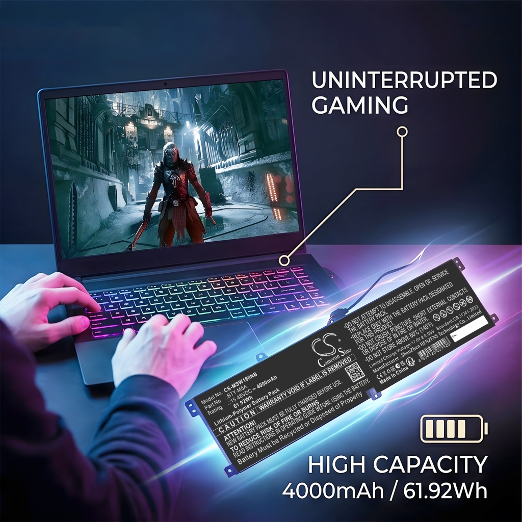 Battery compatible with Notebook battery