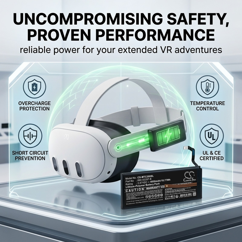 Battery compatible with Meta