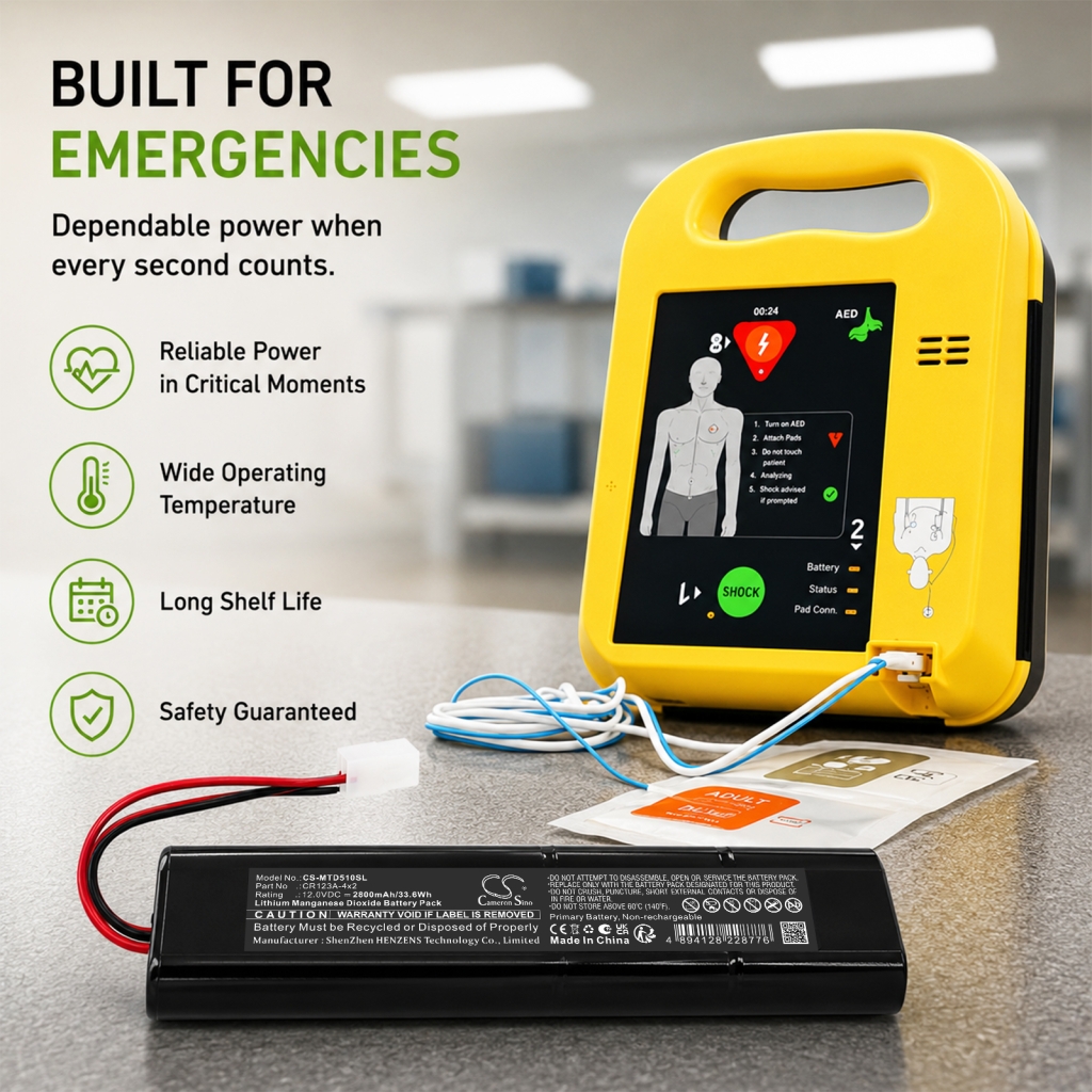Battery compatible with Meditech CS-MTD510SL
