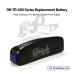 Battery compatible with 3m CS-MTR600SL