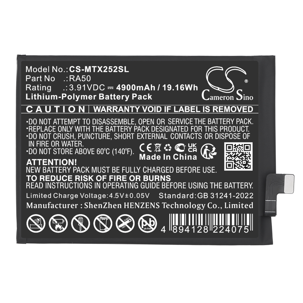 Mobile Phone Battery Motorola CS-MTX252SL