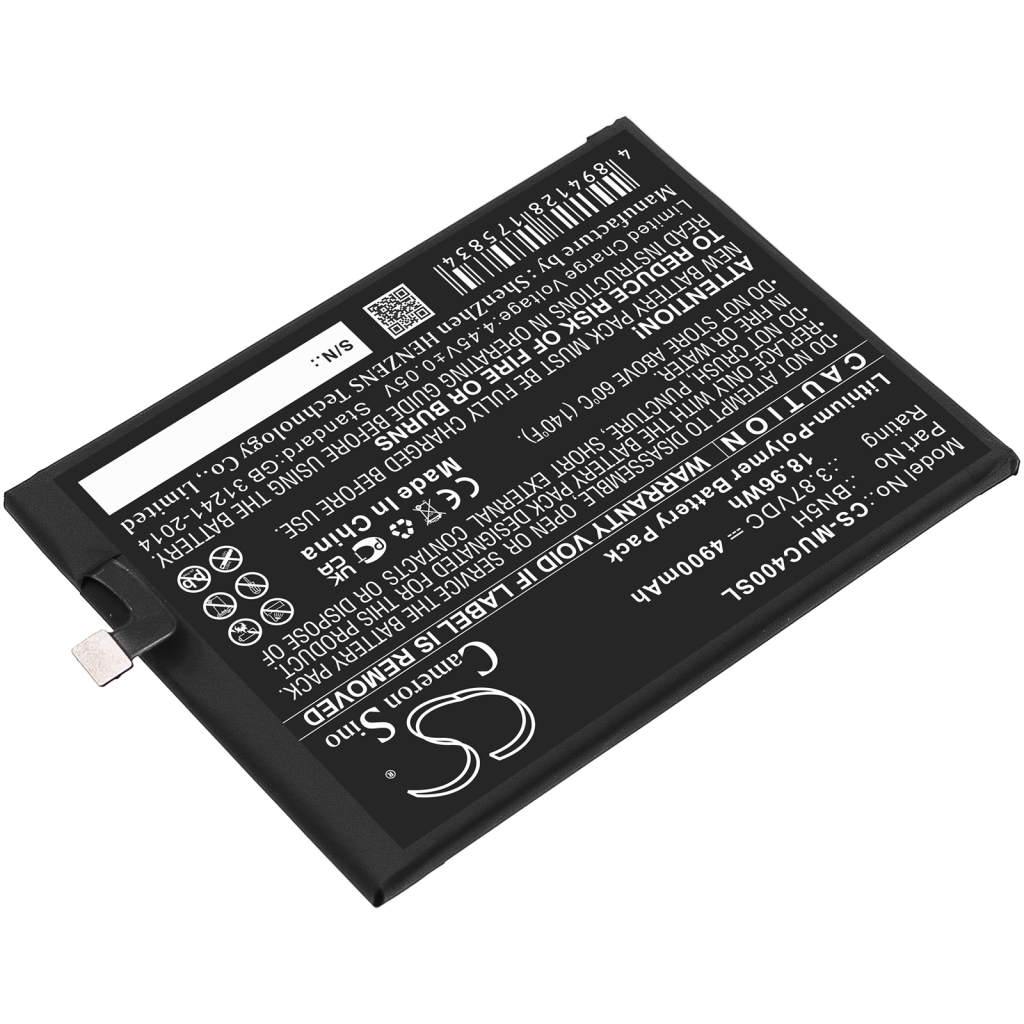 Compatible battery replacement for Redmi BN5H