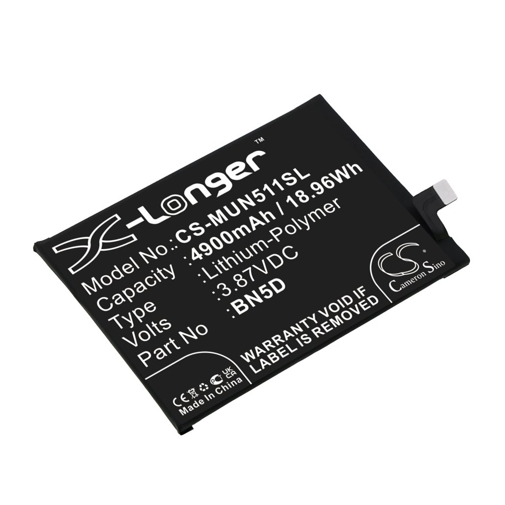 Compatible battery replacement for Redmi BN5D