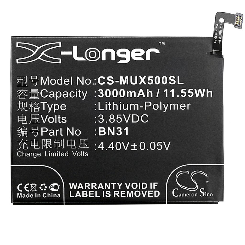 Compatible battery replacement for Redmi BN31