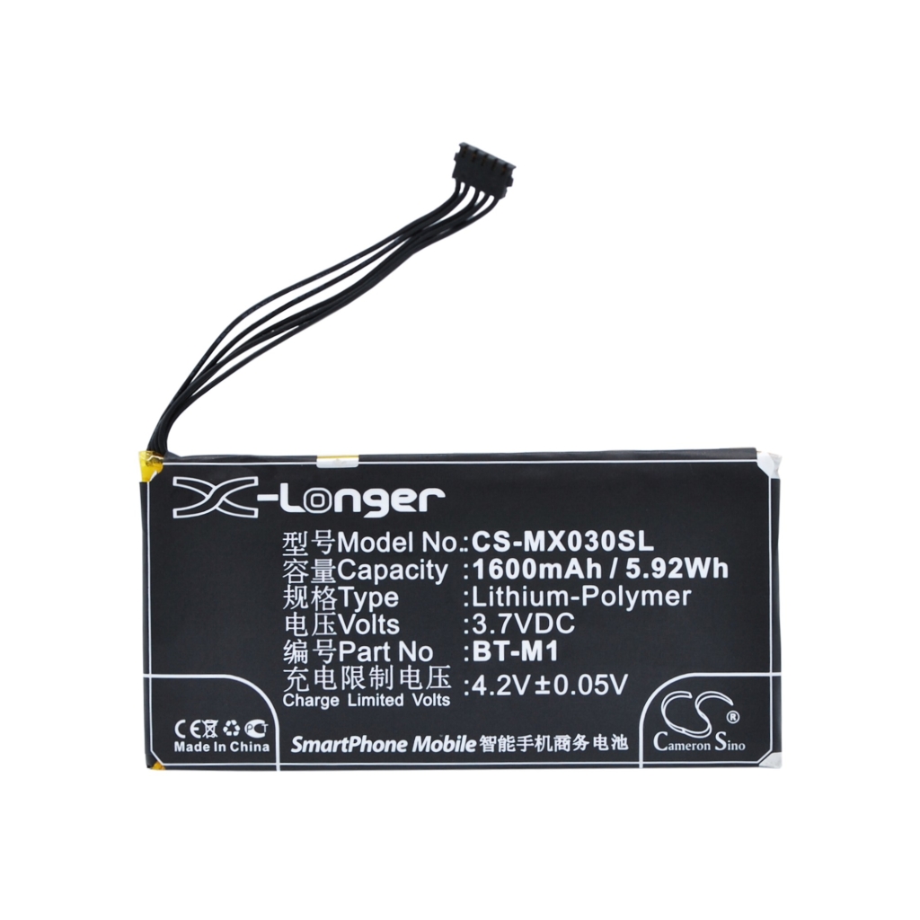 Battery compatible with MeiZu CS-MX030SL