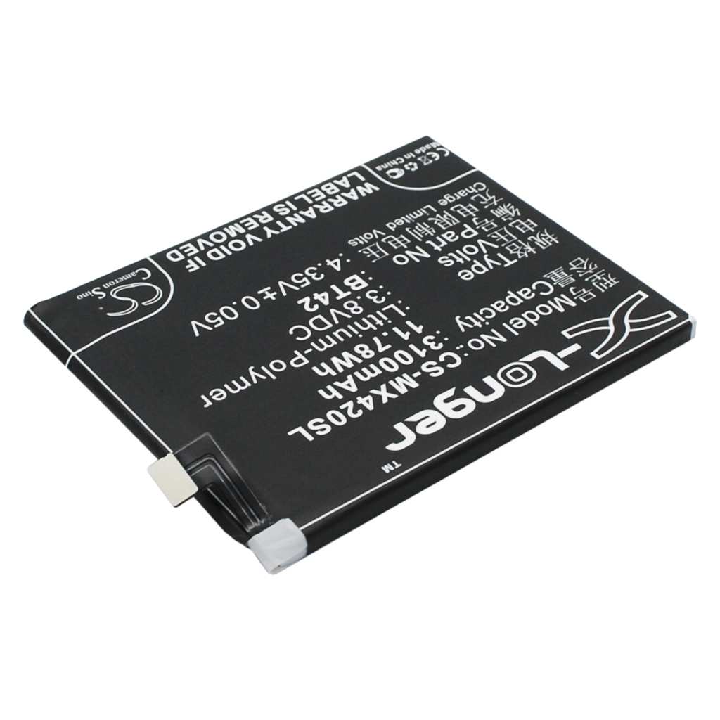 Compatible battery replacement for MeiZu BT42