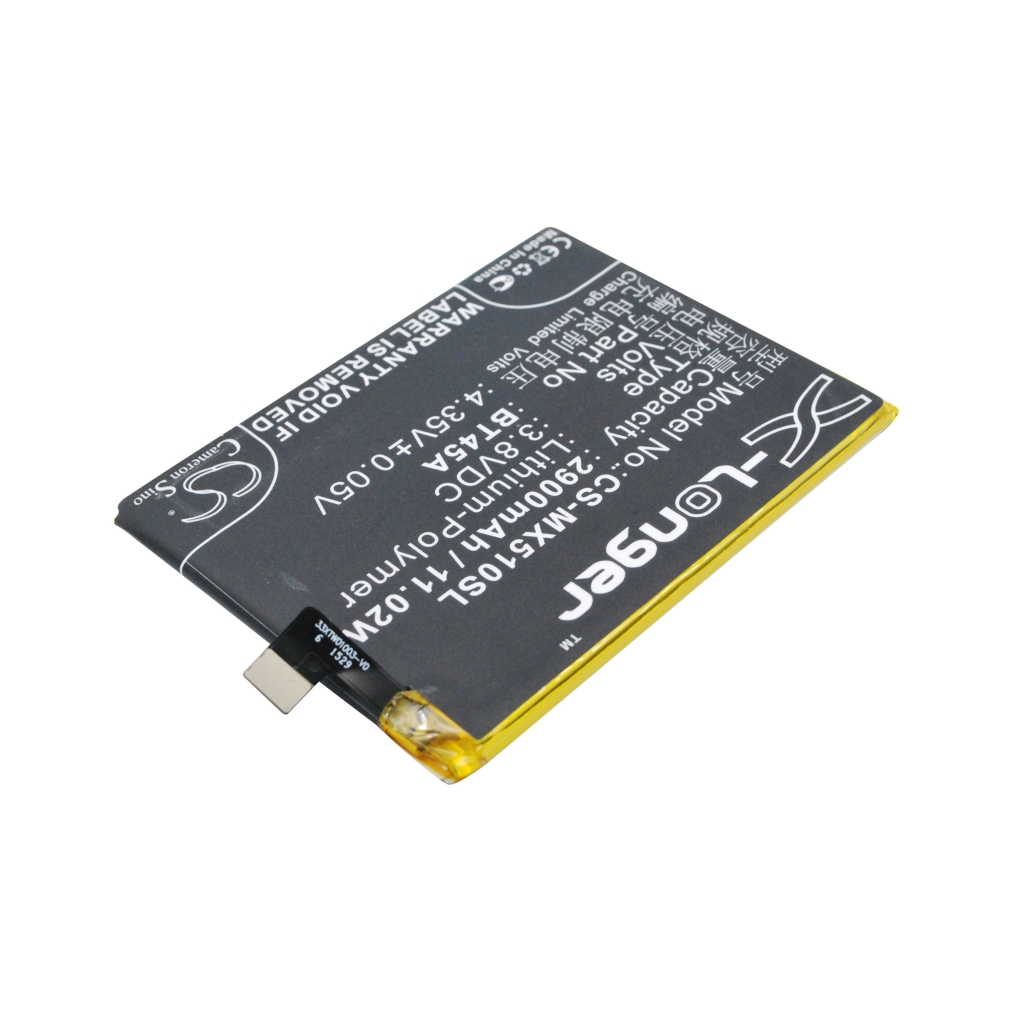 Compatible battery replacement for MeiZu BT45A