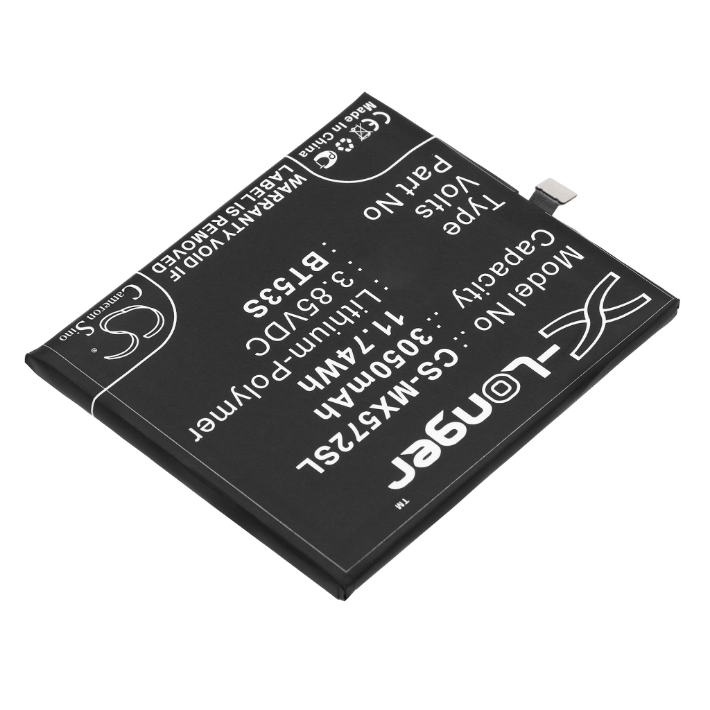 Compatible battery replacement for MeiZu BT53S