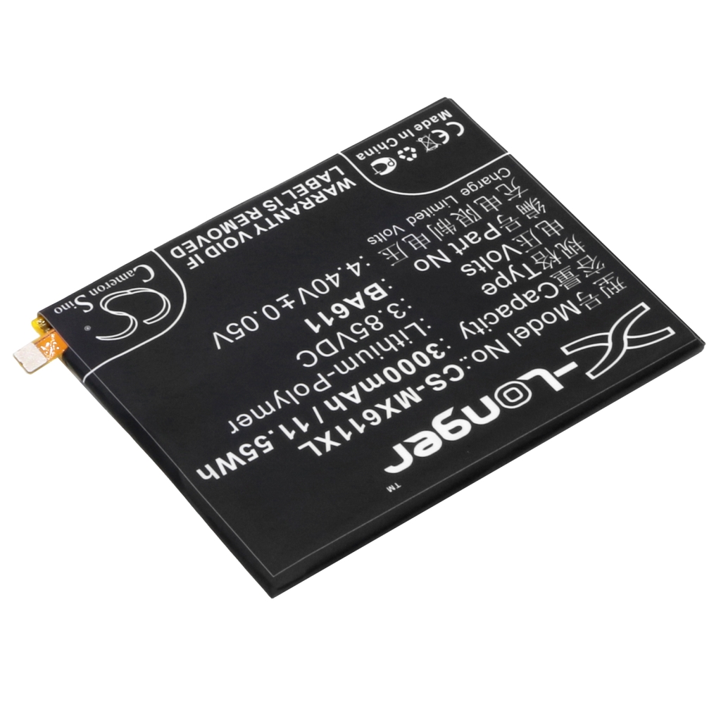 Compatible battery replacement for Meilan BA611