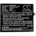 Compatible battery replacement for MeiZu BA02