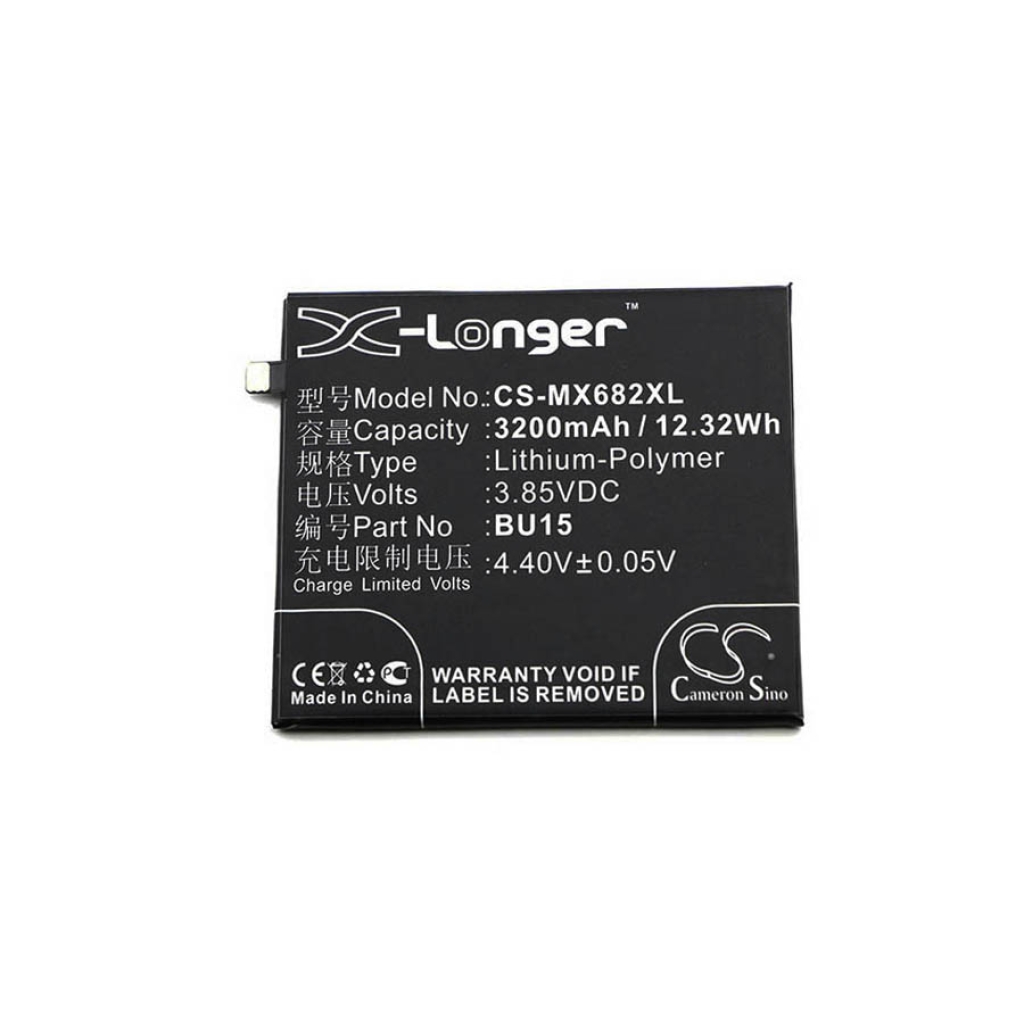 Compatible battery replacement for Meilan BU15