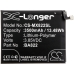 Compatible battery replacement for MeiZu BA822