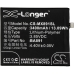 Compatible battery replacement for MeiZu BA891
