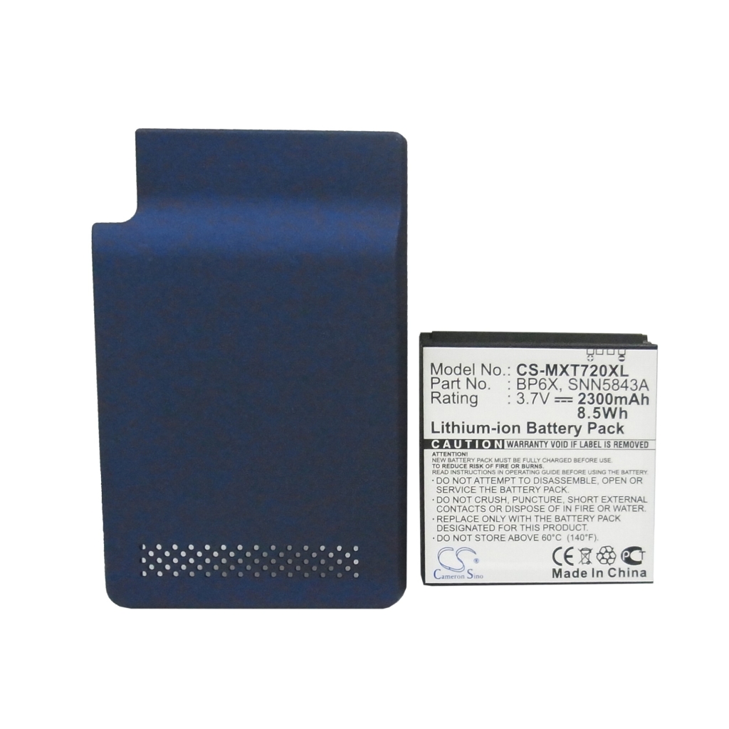 Battery compatible with Motorola CS-MXT720XL