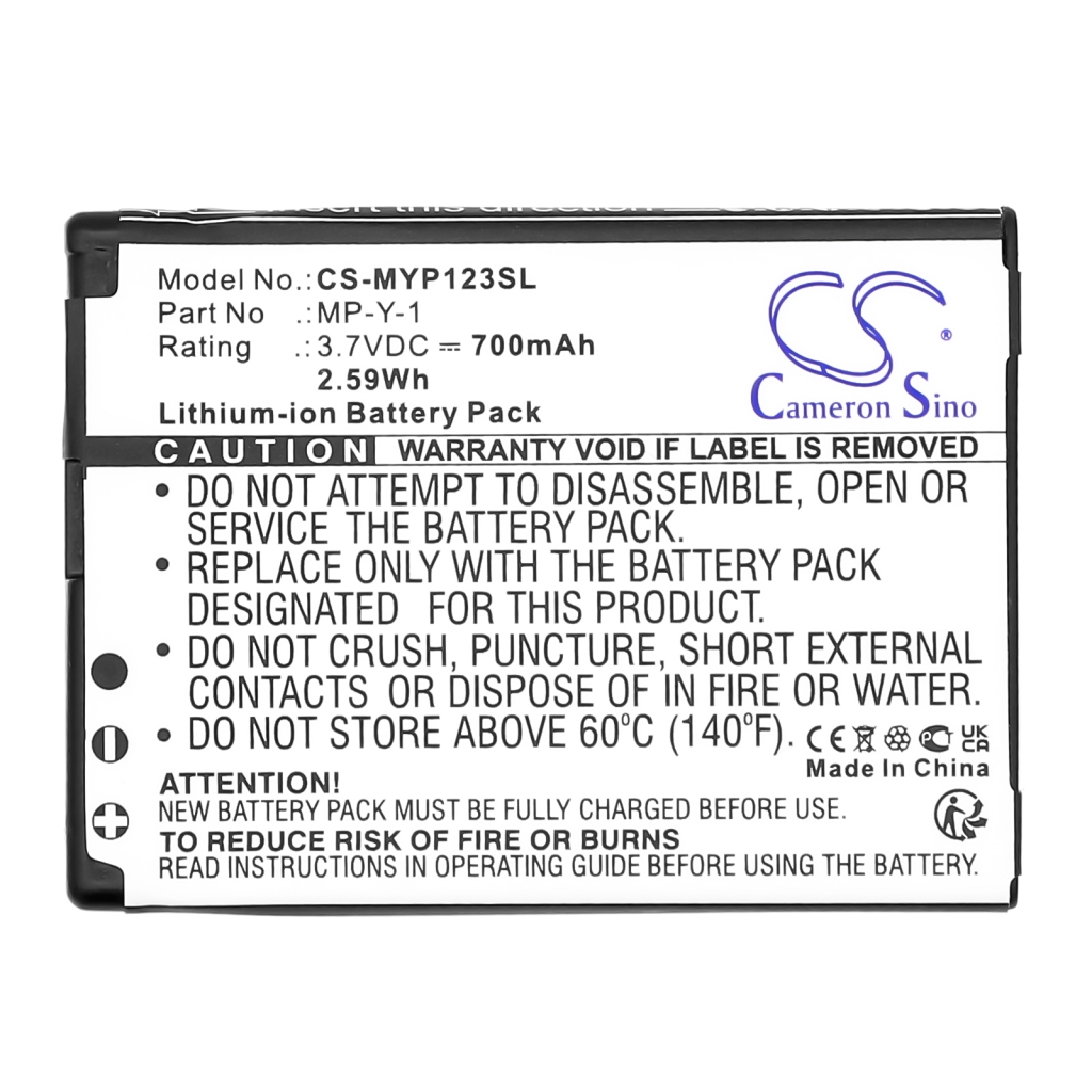 Battery Replaces Polaroid BAT05BPR