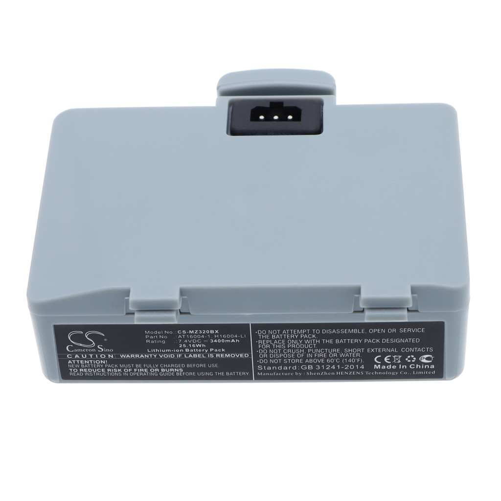 Battery compatible with Zebra CS-MZ320BX