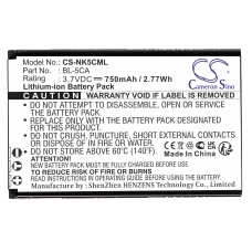 Compatible battery replacement for Zikom BK-BL-5C,BL-05,BL-5C,BL-5CA,BL-5CB...