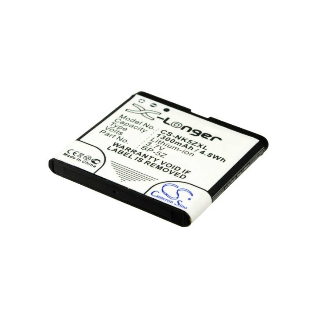 Battery compatible with Nokia CS-NK5ZXL