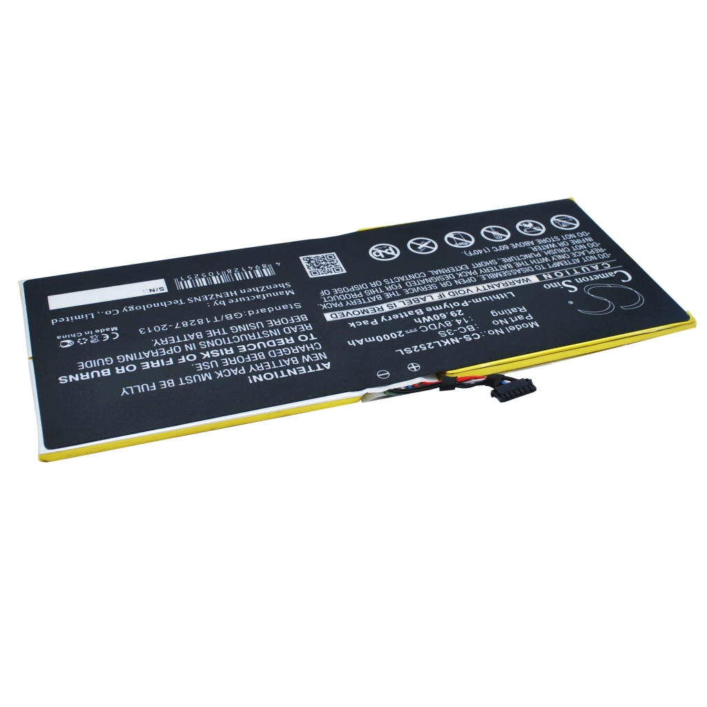Battery compatible with Nokia CS-NKL252SL